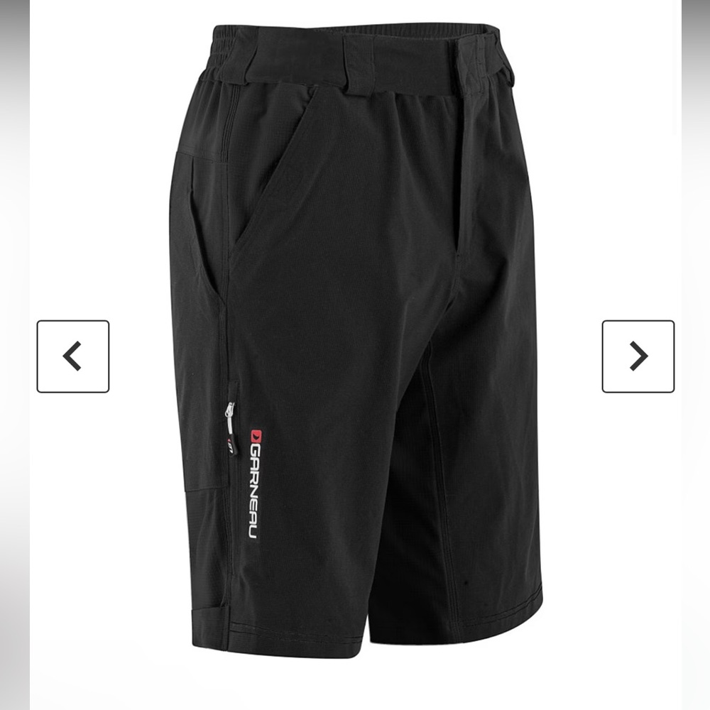 Louis Garneau MTB Tech Fit Black Mountain Bike Cycling Shorts XL